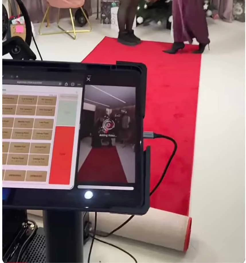 glambot braț robotic slow motion la eveniment premium glamour, conținut viral Glambot București